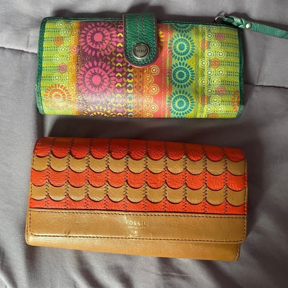 Vintage Fossil Wallets Bundle - Picture 1 of 12